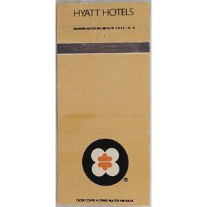 Matchbook Cover Hyatt Hotels Harbor Place Baltimore MD Vintage Logo Maryland